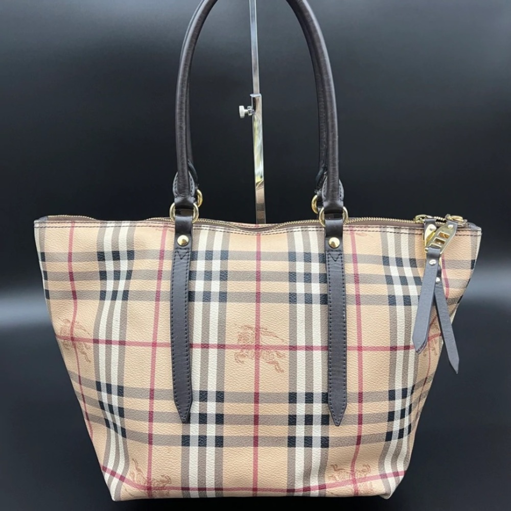 Burberry Haymarket Check Small Salisbury Tote
